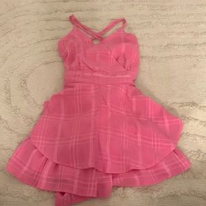 pink sun"dress" (romper that looks like a dress)